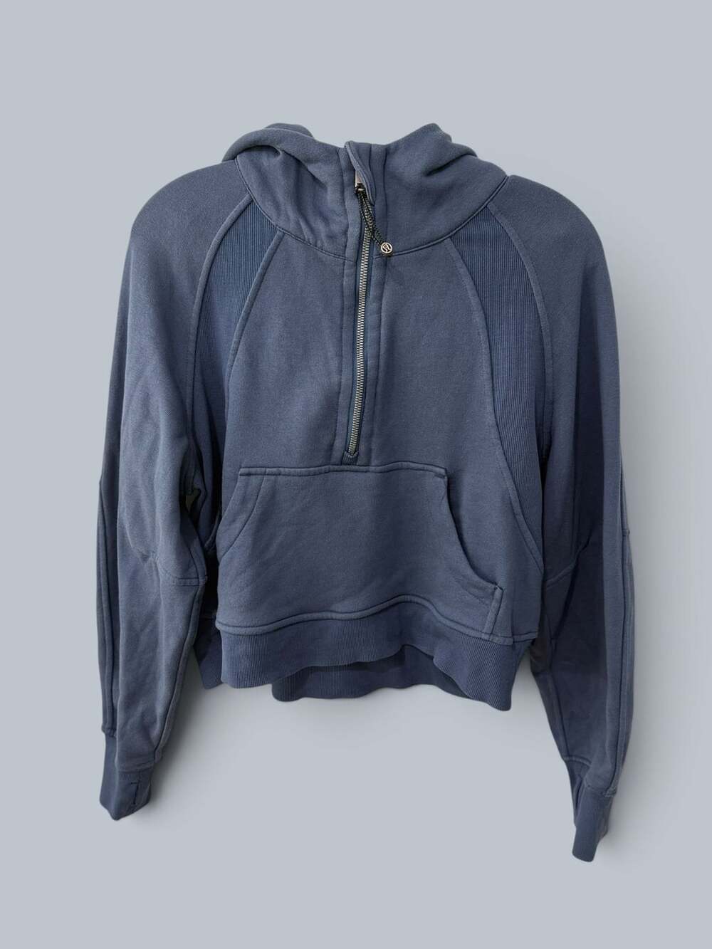Lululemon Scuba Oversized Half-Zip Hoodie Iron Blue - Picture 2 of 9